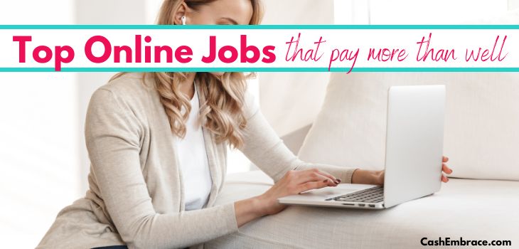 high paying online jobs that pay well earn at least $3,000 per month