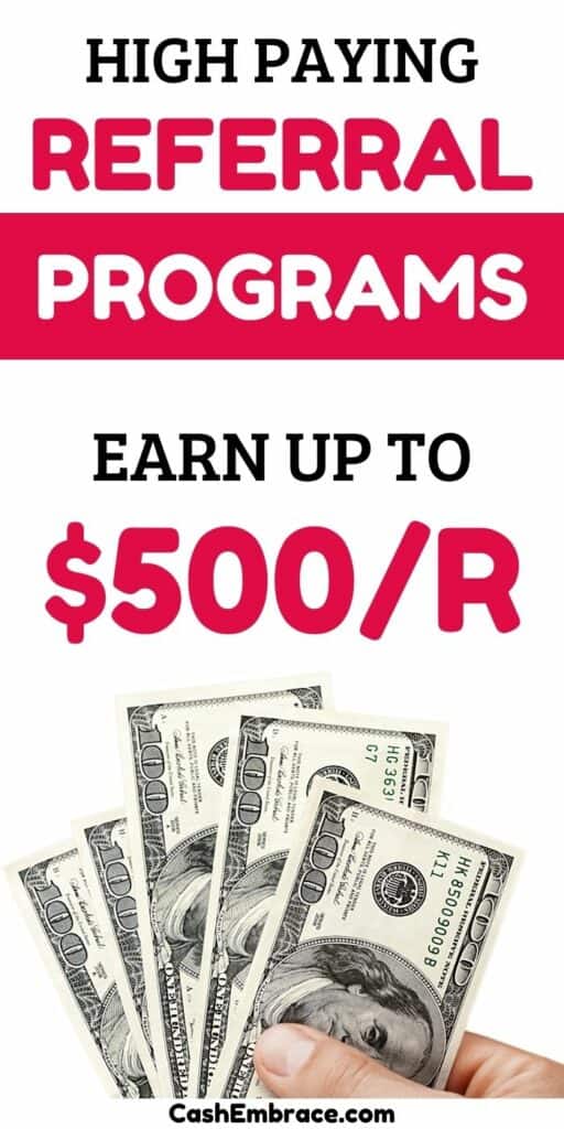 high paying referral programs to make money