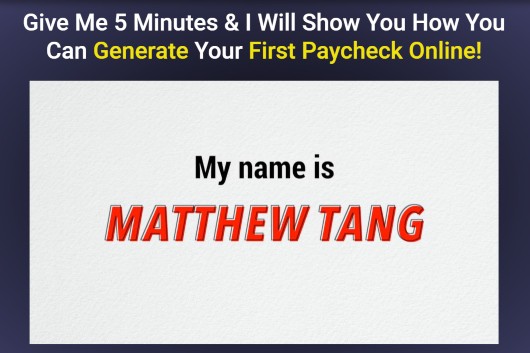who is Matthew Tang