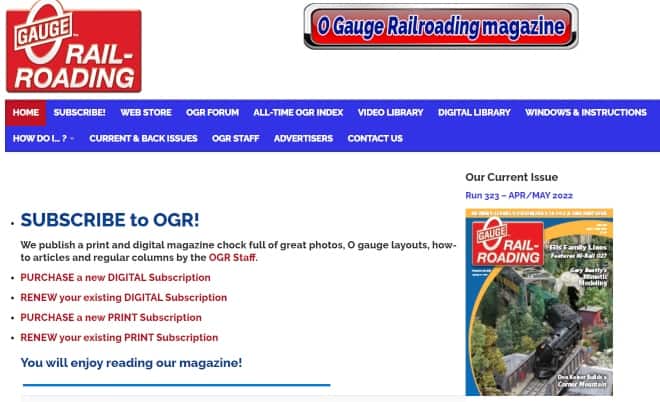the ogr magazine