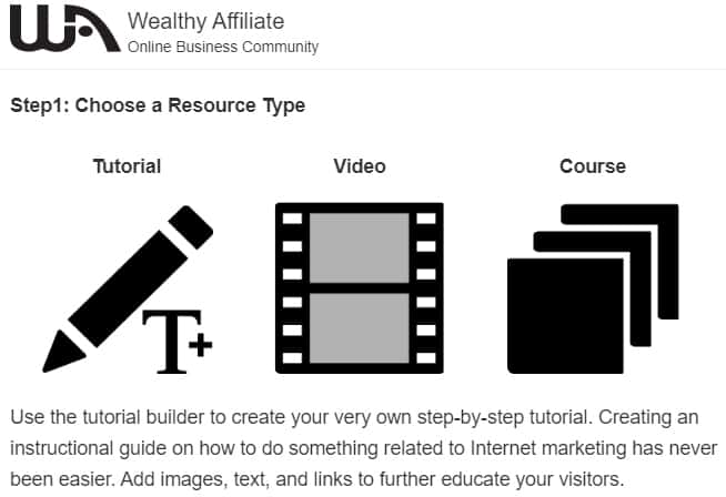how to make money on wealthy affiliate create a training 