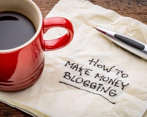 make money blogging once you monetize your site
