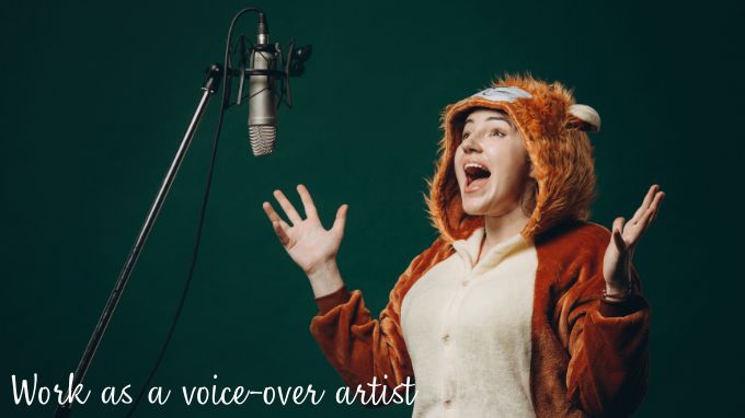 work as a voice-over artist