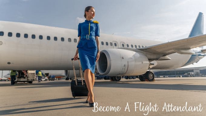 flight attendant is one of the best get paid to travel jobs