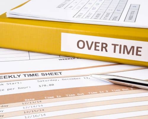 ask for overtime at your full-time job