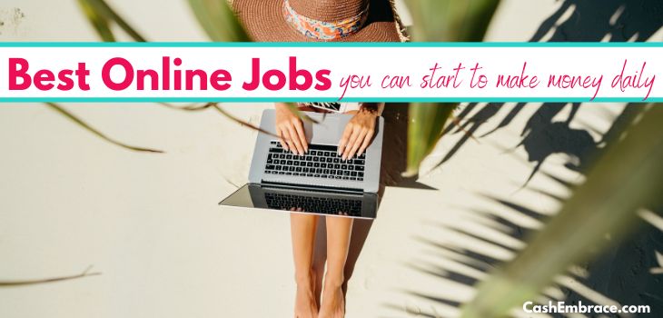 best online jobs that pay daily or instantly