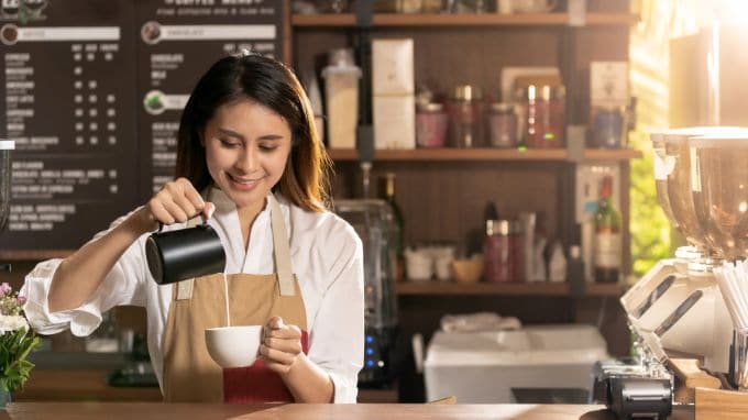 off-campus jobs to make money in college - work as a barista