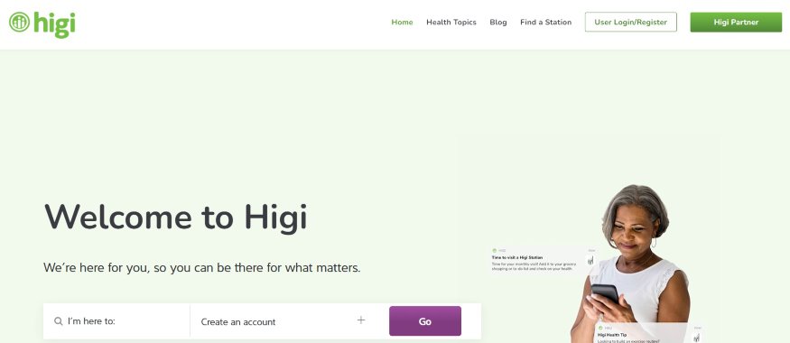 higi is one of the companies that pay you to workout