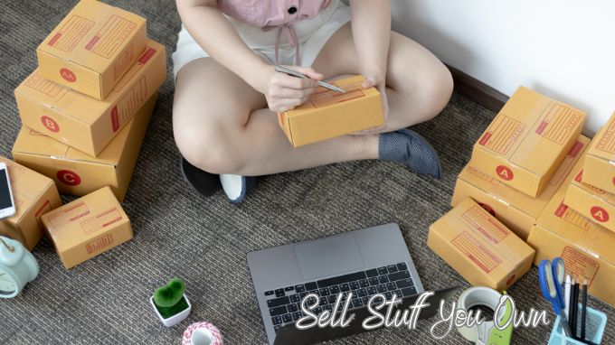 how to make money without a job sell stuff you own