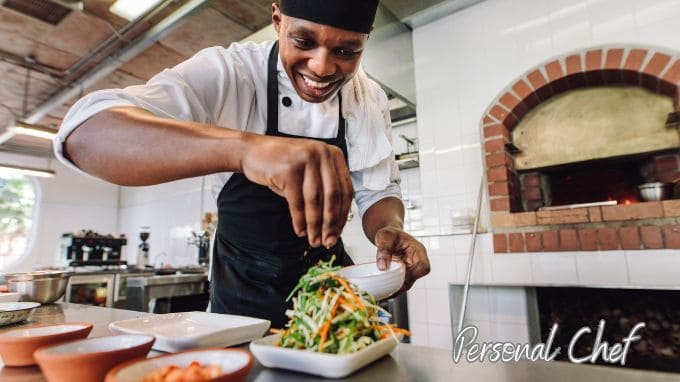 simple side hustles for men work as a personal chef