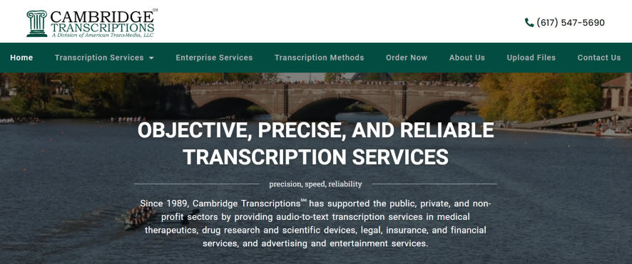 cambridge transcriptions provides online transcription jobs for students