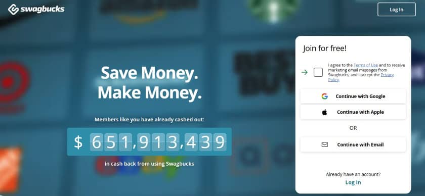 swagbucks is one of the best places to get paid to search the web