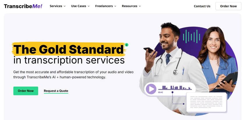 get paid to type at transcribeme