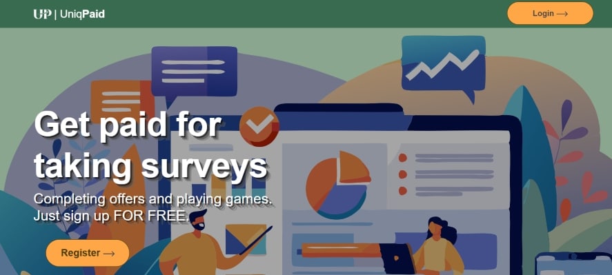 anyone can use uniqpaid to get paid to read emails without investment