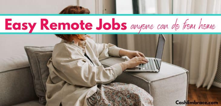 easy remote jobs to start with no experience