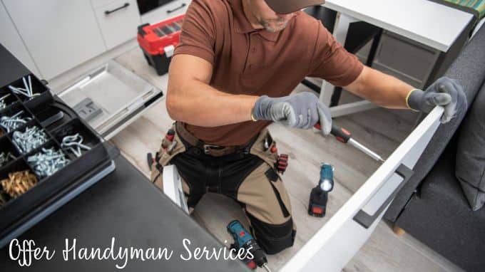 offer handyman services